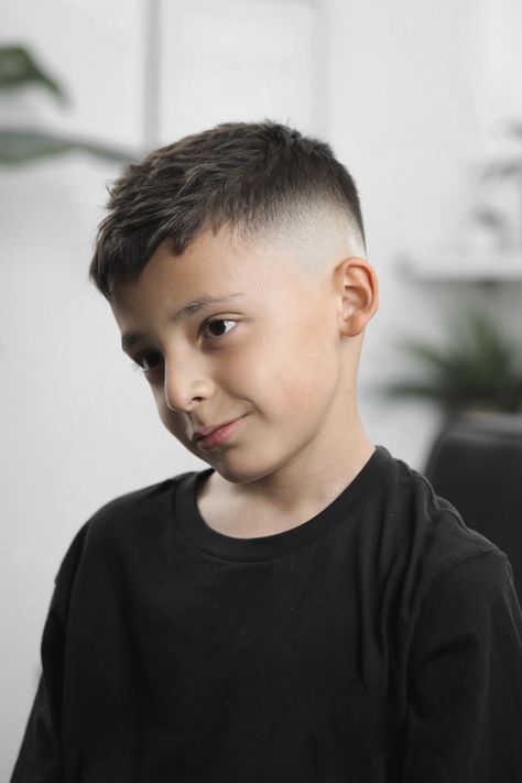 Hair Cut For Kids Boy, Kids Barber Haircut, Boys Buzz Haircut Kids High Fade, Boys Low Taper Fade Haircut Kids, Boys Faded Cut, Bald Fade Boys Haircut, Boys Skin Fade Haircut Kids, Kid Haircut For Boys, Cool Hair Cuts For Boys