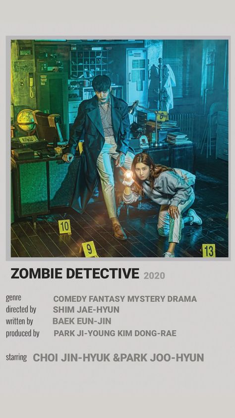 korean drama/series • Zombie Detective minimalist poster Zombieverse Kdrama, Kdrama Detective, Zombie Detective Kdrama, Zombie Detective, Park Joo-hyun, Kdrama Posters, New Korean Drama, Choi Jin Hyuk, Korean Drama Series