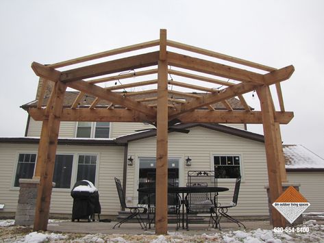 Semi-Circle Arbor - DM Outdoor Living Spaces Semi Circle Pergola, Circle Arbor, Pergola Ideas, Garden Arbor, Outdoor Room, Outdoor Living Spaces, Paver Patio, Garden Structures, Backyards