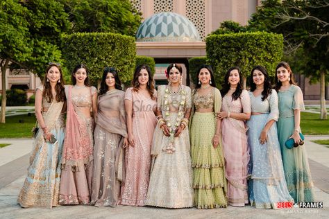 Pastel, Dream Wedding Dresses Vintage, Bridesmaids Photoshoot, Qabool Hai, Bridesmaid Indian, Hindu Weddings, Emirates Palace, Wedding Bucket, Indian Bridesmaid Dresses