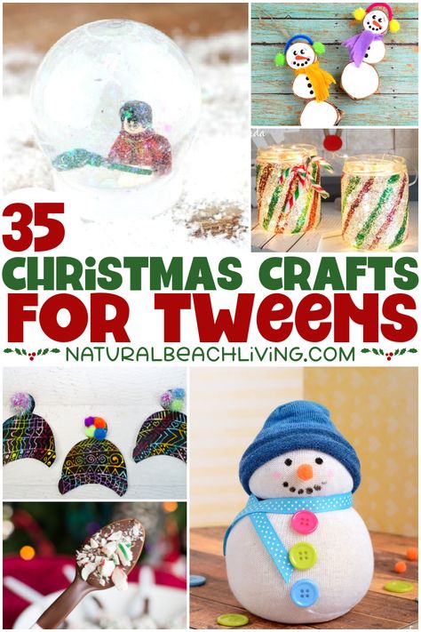 Diy Sleepover Crafts, Christmas Crafts For 8 Yr Girl, Christmas Craft For Kids Age 10, Ornament Crafts For Teens, Christmas Ornaments For Teens To Make, Christmas Crafts 10 Years Old, Holiday Crafts For Middle Schoolers, Teen Christmas Crafts Diy, Christmas Crafts For Boys 8-10