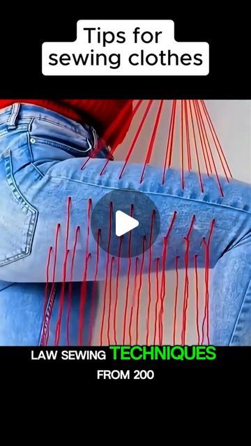 Hand Sewing Hacks, Sewing Repairs, Tips For Sewing, Mending Clothes, Daily Hacks, Learn Something New Everyday, Sewing Projects Free, Sew Ins, Repair Clothes