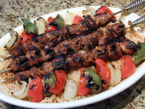 armenian food recipes with pictures | Armenian Shish Kebab. Photo by Mark Marcarian Armenian Manti Recipe, Lamb Kebabs, Kebab Recipe, Shish Kebab, Shish Kabobs, Armenian Recipes, Doner Kebab, Roasted Chicken Breast, Kebab Recipes