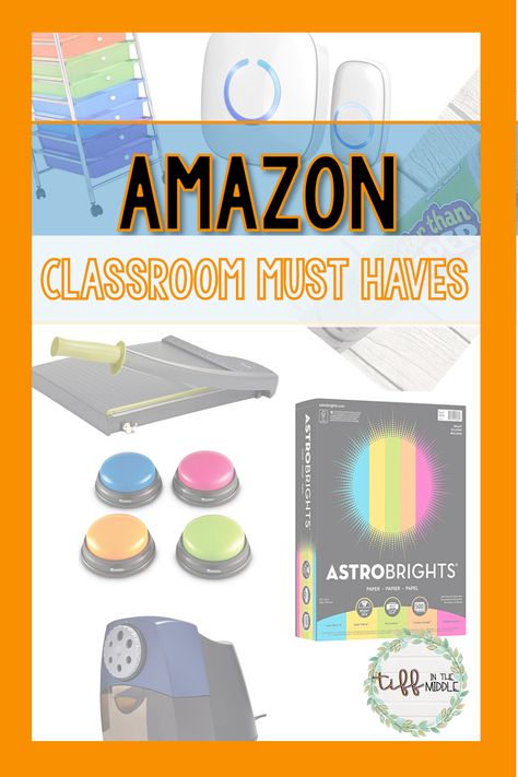 Check out my top Amazon Must-Haves for Middle and High School Teachers! I have included my favorite Amazon products that have helped me get organized and manage my classroom. High School Teachers, School Must Haves, Library Chair, Teacher Technology, Middle School Classroom, High School Teacher, Classroom Setup, My Classroom, Amazon Products