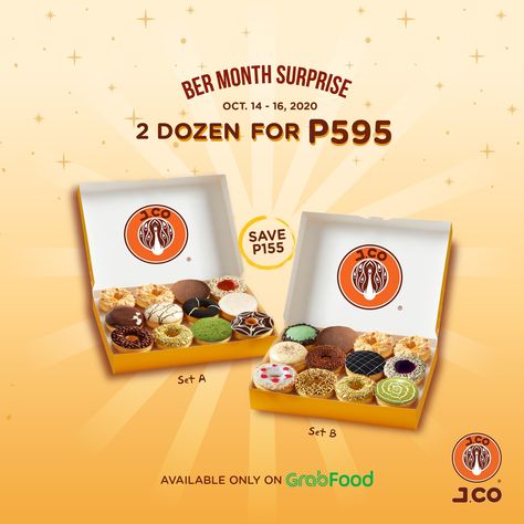 Grab Food Delivery, Jco Donuts, Dozen Donuts, Ber Months, Grab Food, Photoshop Design Ideas, Food Menu Design, Delivery App, Tonic Water