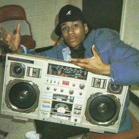 LL can't live without his radio Boom Box, Ll Cool J, A Man, Hip Hop