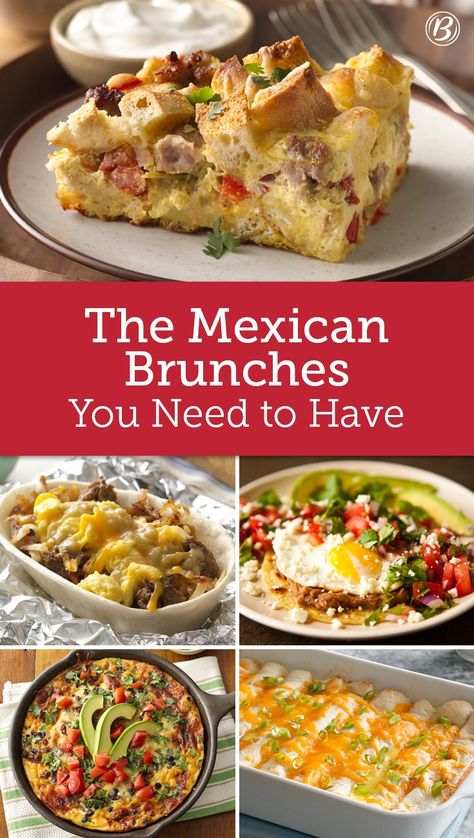 Turn up the heat on brunch with these recipes for huevos rancheros, Tex-Mex-inspired egg bakes and more. Brunch Ideas Mexican, Easter Mexican Food, Latin Brunch Ideas, Cinco De Mayo Brunch Ideas, Cinco De Mayo Breakfast Ideas, Mexican Brunch Recipes, Mexican Brunch Ideas For A Crowd, Mexican Eggs Huevos Rancheros, Mexican Brunch Ideas