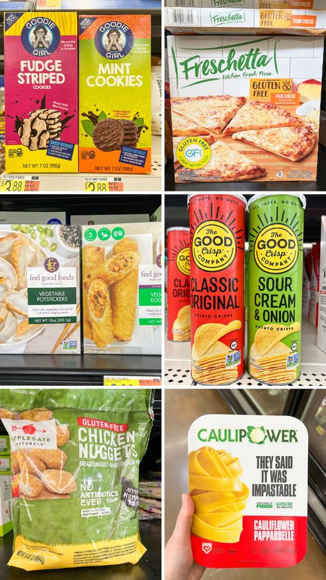 Walmart Gluten Free Products, Gluten Free Store Bought Snacks, Gluten Free At Sams Club, Gluten Free Costco Finds, Gluten Free Snacks Store Bought, Gluten Free Junk Food, Simple Gluten Free Meals, Gluten Free Lunches, Ra Diet