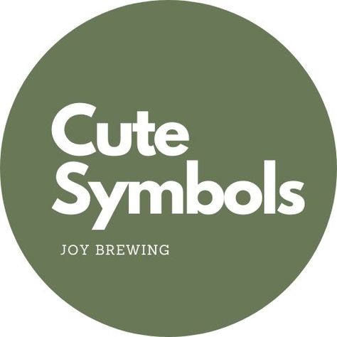 Cute Symbols Copy and Paste - Cute Symbols Cute Symbols Copy And Paste, Cute Aesthetic Symbols, Symbols Copy And Paste, Aesthetic Symbols, Cute Symbols, Text Dividers, Hanging Stars, Copy And Paste, Heart Symbol