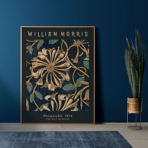 Etsy Morris Print, Art Nouveau Poster, William Morris Art, Museum Poster, Wet Bar, Look Vintage, Pics Art, Art Beautiful, Vintage Wall Art