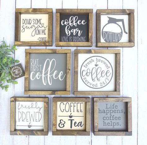 Funny Coffee Sign Pour Some Sugar On Me Gift For Coffee Lover, #rusticsigns #homedecor #handmade #rusticdecor #woodsigns #farmhousedecor Coffee Signs Diy, Quotes Frame, Funny Coffee Signs, Life Happens Coffee Helps, Coffee Area, Diy Coffee Bar, Farmhouse Coffee Bar, Coffee Bar Sign, Coffee Nook