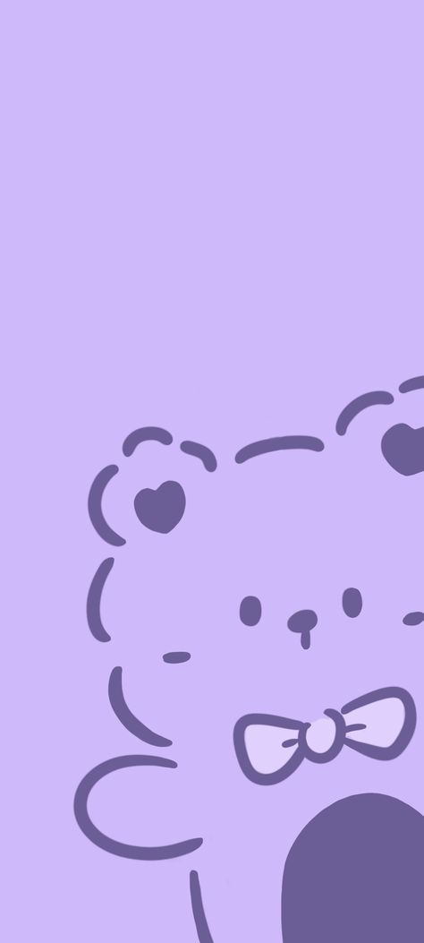 Purpul Aesthetic Wallpaper, Lock Screen Wallpaper Iphone Aesthetic Purple, Pastel Purple Aesthetic Wallpaper Anime, Purple Bear Aesthetic, Wallpaper Ipad Aesthetic Purple, Lavender Asthetics Wallpaper, Purple Wallpaper Iphone Lockscreen, Purple Aesthetic Background Iphone, Purple Kawaii Aesthetic Wallpaper