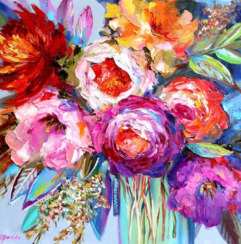 Original Colorful peony painting,Abstract flower painting, Flower painting canvas, Oil paintings flowers,16x16 Impressionism Flowers Art Paintings, Flowers Painting Impressionism, Abstract Flower Bouquet Painting, Vibrant Flower Painting, Bright Flowers Painting, Bouquet Of Flowers Painting Acrylic, Abstract Floral Oil Paintings, Colourful Flower Painting, Flower Art Abstract