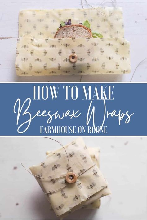 Bees Wax Wrap Diy, Beeswax Paper, Beeswax Diy, Beeswax Recipes, Diy Beeswax Wrap, Farmhouse On Boone, Bees Wax Wraps, Reusable Food Wrap, Loaves Of Bread