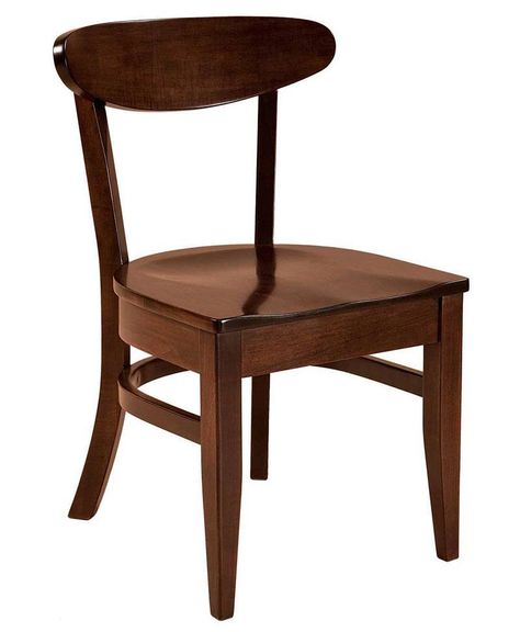 Hawthorn Dining Chair Modern Kitchen Chair, Maple Stain, Heirloom Furniture, Rustic Chair, Mid Century Modern Dining, Amish Furniture, Chair Types, Curved Back, Chair Style