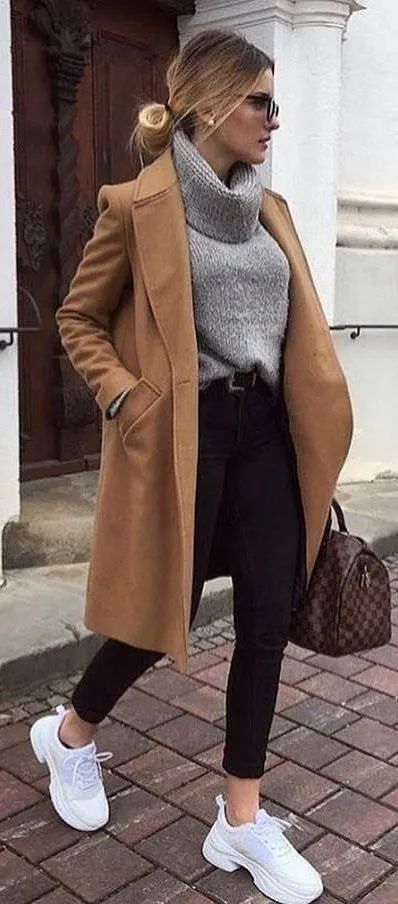 Stylish Winter Outfits, Winter Fashion Outfits Casual, Look Retro, Camel Coat, Looks Chic, Casual Winter Outfits, Autumn Outfit, Winter Outfits Women, Fall Fashion Outfits