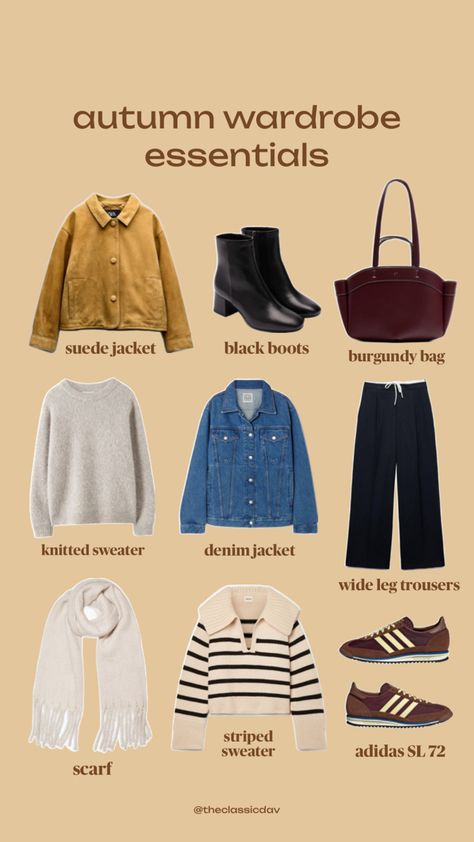 Autumn essentials, fall wardrobe, fall clothes, autumn trends Autumn Clothes, Autumn Wardrobe Essentials, Autumn Essentials, Clothes Autumn, Fall Wardrobe Essentials, Autumn Trends, Autumn Wardrobe, Fall Essentials, Fall Clothes