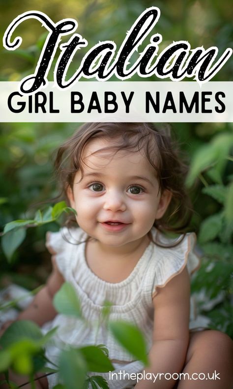 55 Beautiful Italian Girl Names and Meanings Italian Female Names, Italian Names Girl, Italian Names For Girls, Italian Baby Girl Names, Girl Names And Meanings, Italian Girl Names, Twin Girl Names, Italian Names, Names With Nicknames