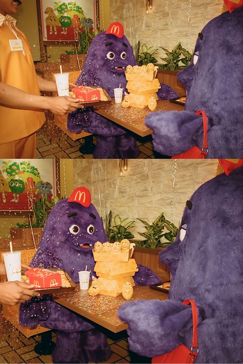 New Grimace Merc available now on our Shop, click the attached link to browse today! #GrimaceShake #Mcdonalds Grimace Costume Diy, Grimace Costume, Creepy Diy, Little Woman, Spy Gadgets, Costume Diy, Make Up Your Mind, Funny Shirt, Funny Shirts