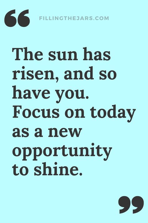 Opportunity to shine focus on today quote in black text on turquoise background. Focus On Today Quotes, Self Focus Quotes, Today Motivation Quotes, Focus On Me Quotes, Daily Inspiration Quotes Motivation, Focus On Yourself Quotes, Quotes Self Motivation, Mindfulness Prompts, Focus On Today