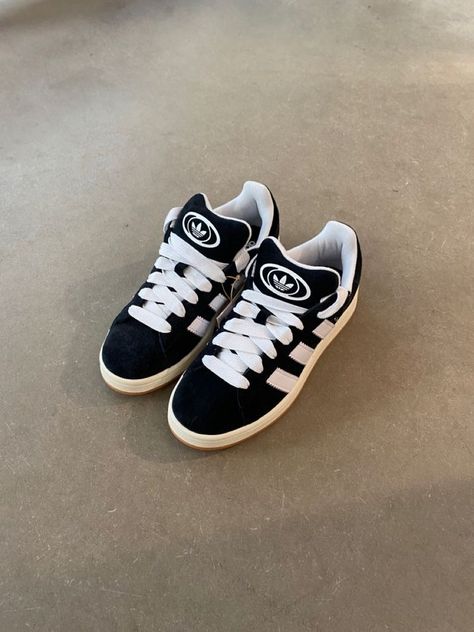 Adidas Campus 00s Black, Campus 00s Black, Not Done Yet, Adidas Campus 00s, Sneaker Shop, Trendy Shoes Sneakers, Shoe Wishlist, Dope Outfits For Guys, Fresh Shoes