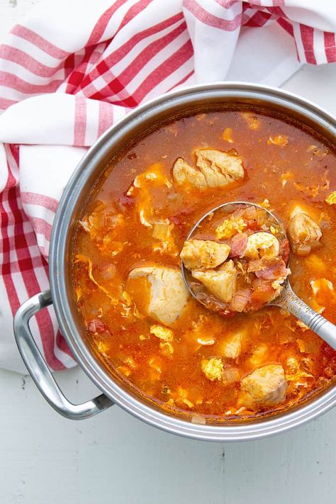 Fisherman’s Stew Recipe, Cod Fish Stew Recipe, Fish Stew Recipes Southern, Fish Soups And Stews, North Carolina Fish Stew, Fish Stew Recipes Seafood, Pollack Fish Recipes, Cod Stew, Catfish Stew