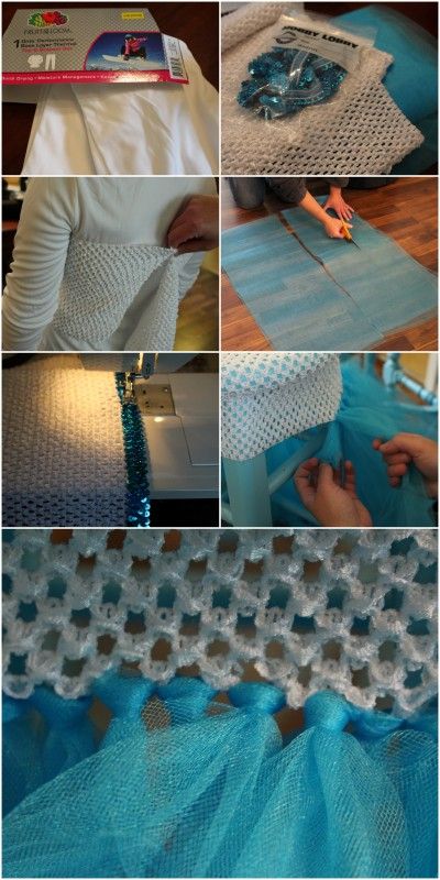 HOW TO MAKE AN EASY ELSA DRESS Diy Elsa Dress, Dress Diy Easy, Elsa Tutu Dress, Crochet Dress Ideas, Diy Tutu Dress, Elsa Tutu, Diy Tutu Skirt, Diy Tutus, Tutu Tutorial