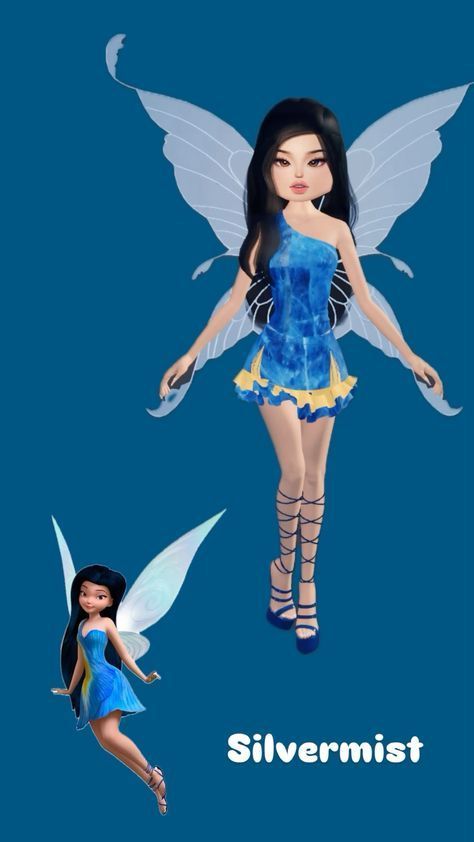 Silvermist Dress To Impress, Tinkerbell Dress To Impress, Silvermist Dress, Dress To Impress Fairy Costume, Tinker Bell Characters, Silvermist Costume, Silvermist Fairy, Tinkerbell Dress, Kill It With Fire