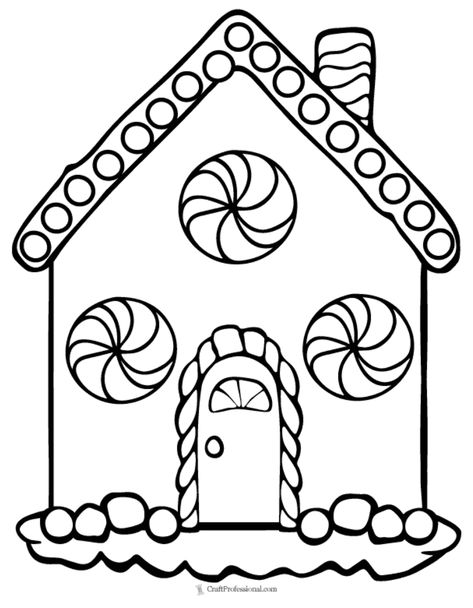 Gingerbread House Coloring Page, Halloween Coloring Pages Free Printable, Christmas Coloring Pages Free, Christmas Ornament Coloring Page, Merry Christmas Coloring Pages, Easy Pictures, Printable Christmas Coloring Pages, Star Coloring Pages, Baby Art Projects