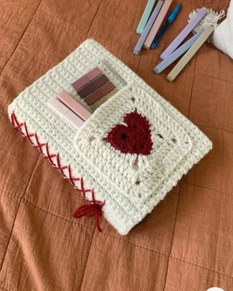 Crochet book/notebook cover❤️ Dm for price,size and color⚡️ #crochetwithlove #crochet #handmade #smallbusiness #crochetbookcover Crochet Book Sleeve Pattern, Book Sleeve Pattern, Checkerboard Crochet, Crochet Book Sleeve, Crochet Book Cover, Crochet Pumpkins, Book Notebook, Crochet Book, Crochet Shop