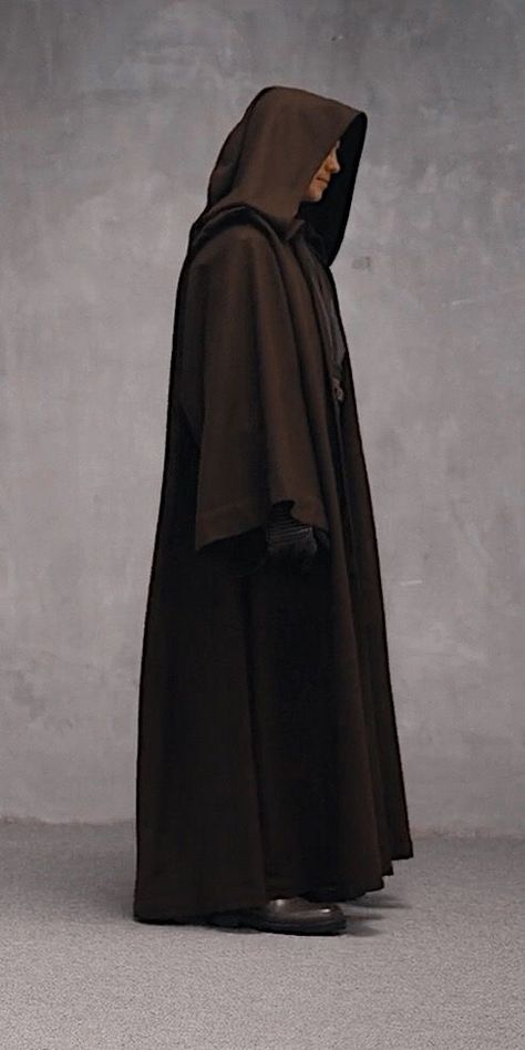 Anakin Costume, Jedi Cloak, Jedi Outfit, Sister Costumes, Jedi Robe, Jedi Costume, Medieval Cloak, Rey Star Wars, Concept Clothing