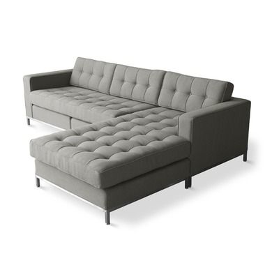 Gus Modern Jane Loft Bi-Sectional Sofa Modern Sofa Chair, Simple Sofa, Shaped Sofa, Mid Century Modern Sofa, Modern Sofa Sectional, Trendy Living Rooms, Sectional Sofa Couch, Gus Modern, Sofa Styling