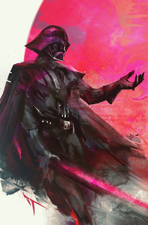 Darth Vader Art, Star Wars Villains, Anakin Vader, Dark Side Star Wars, Star Wars Books, Sci Fi Comics, Star Wars Drawings, Star Wars Empire, Star Wars Tattoo