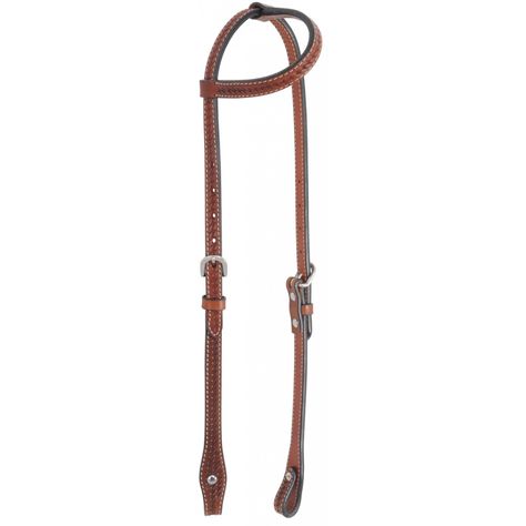 The classic basketweave on a beautifully designed one-ear headstall. Perfect for the ring, this headstall will match a variety of reins and looks great on any style of horse's head #westernrawhide #canada #westernriding #reining #horses #equestrian #barrelracer #cowboy #trailriding #horsebackriding #equine Classic Equine, Reining Horses, Horses Equestrian, Barrel Racer, Western Riding, Bridles, Western Horse, Trail Riding, Horse Head