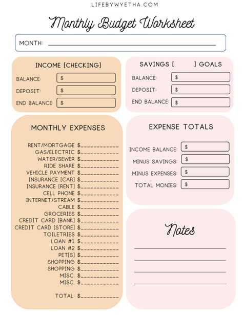 Five Year Plan Template Free Printable, Personal Journal Templates, Budget Cover Page, Basic Budget Template, Ipad Budget Template Free, Weekly Budget Planner Printable Free, Monthly Expenses Printable, Finance Template, Simple Budget Template