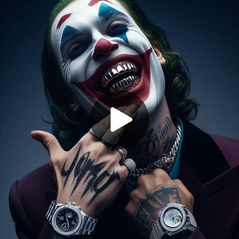 TikTok · artegang Thug Life Wallpaper, Joker Dark Knight, The Joker Illustration, Joker Images, Joker Hd Wallpaper, Joker Artwork, Joker Pics, Iphone Wallpaper For Guys, Cute Lockscreens