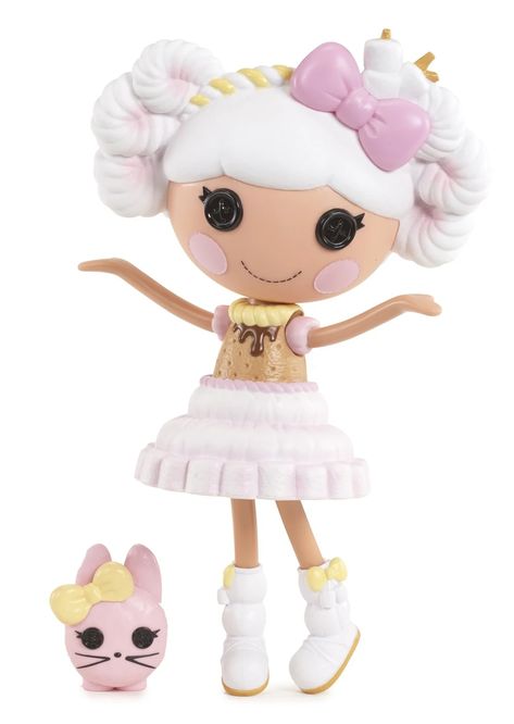 Poofy Dresses, The Older Sister, Pink Marshmallows, Lalaloopsy Dolls, Pink Hair Bows, Pink Cheeks, Nostalgic Toys, Older Sister, Cute Toys