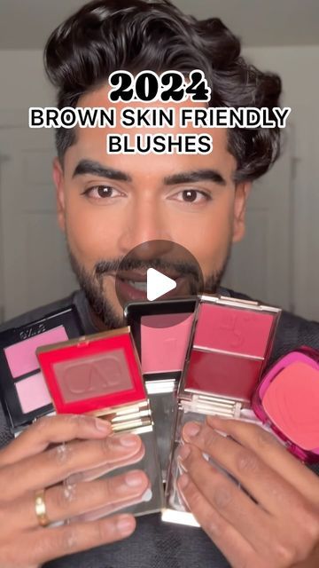 Aditya Madiraju on Instagram: "Brown Skin Friendly Blushes that you need to get in 2024!💕Which one is your FAVORITE 🤩 @lorealparis L’Oreal Paris Infallible Fresh Wear Blush Powder Shade FEARLESS CORAL @gxvebeauty Feelin’ Cheeky Clean Amplifying Talc-Free Blush Duo Shade - HONEYMOON PHASE @valentino.beauty Eye2Cheek Eyeshadow and Blush Shade - FAIRY NIGHT (11) @patricktabeauty Major Headlines Double-Take Creme & Powder Blush Duo shade SHE’S WANTED @hauslabs COLOR FUSE BLUSH Shade - HIBISCUS HAZE #makeup #beauty #blush #makeupjunkie #makeuptutorial #makeupideas" Brown Skin Blush Makeup, Blush For Tan Skin Tone, Maybelline Liquid Blush, Blush For Indian Skin Tone, Blushes For Dark Skin, Best Drugstore Liquid Blush, Blushes For Brown Skin, Blush For Brown Skin Tone, Best Blush For Brown Skin