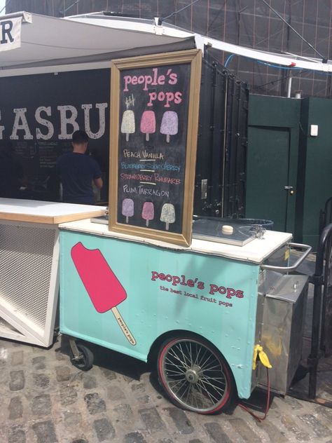 Popsicle Cart Wedding, Golf Cart Ice Cream Truck, Popsicle Stand Ideas, Popsicle Cart, Popsicle Stand, Boozy Ice Pops, Nyc Home, Fruit Popsicles, Trip To Nyc