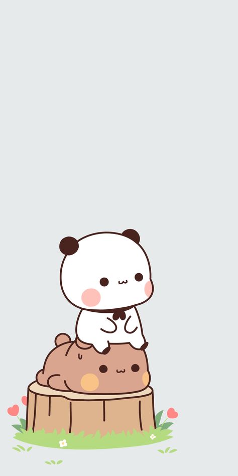 Kawaii Prints, Anime Babies, Cute Panda Cartoon, Peach Cat, Cute Bunny Cartoon, Cute Bear Drawings, Cute Kawaii Animals, Cute Panda Wallpaper, Cartoon Panda