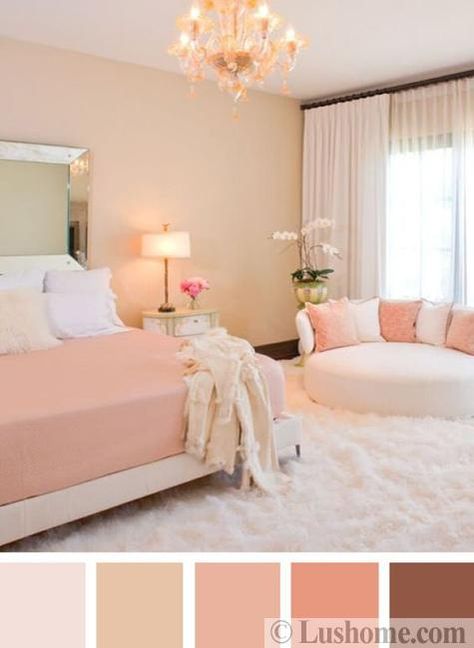 Fall Inspired Color Schemes Perfect for Modern Winter Decorating Small Space Design, Dekorasi Kamar Tidur, Pink Bedroom, House Room, Dream Rooms, Beautiful Bedrooms, Dream Bedroom, Design Case, My New Room