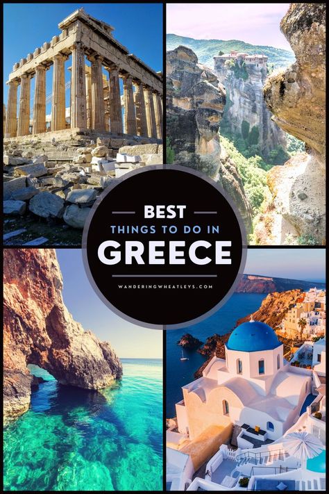 25 Best Things to do in Greece! Are you planning a Greece vacation? In this Greece travel guide you'll find the best places in Greece to visit, historic sites, festivals, and more! | museums in Greece | Greece holiday | Greece atttractions | sights in Greece | Greece things to do | Greek Islands to visit | where to go in Greece | Greece places | Greece festivals | what to eat in Greece | Greek cuisine | Greece hikes | Greece day trips | what to do in Greece | Greece activities | #Greece #Europe Greece Must Do, Greece Itenary, 5 Days In Greece, Things To Do In Crete Greece, What To Do In Greece, Greece Hikes, Los Greece, Greece In November, Europe Planning