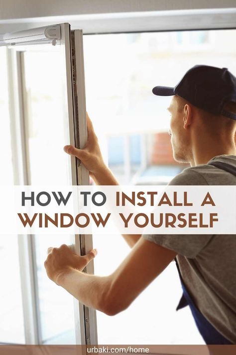 Window Replacement Diy, How To Replace A Window, How To Replace Windows, Adding A Window To An Exterior Wall, Diy Window Replacement, Replace Windows, Installing Replacement Windows, Diy Home Upgrades, Window Construction