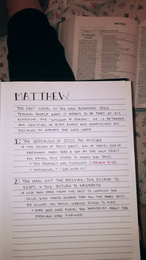 The New Testament Bible Journaling, Mathew Bible Study Notes, Matthew Chapter 1 Bible Journaling, New Testament Bible Journaling, Book Of Matthew Bible Study, Bible Study Notes Journal, Bible Study Schedule, Bible Annotations, Starting A Bible Study