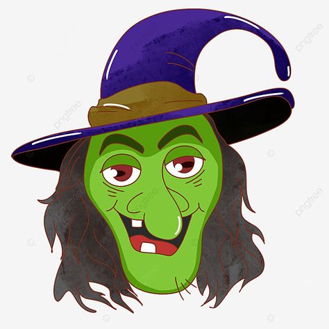 Actividades Halloween, Cartoon Wizard, Witch Cartoon, Cartoon Witch, Witch Png, Hat Cartoon, Face Cartoon, Black Witch Hat, Construction Paper Crafts