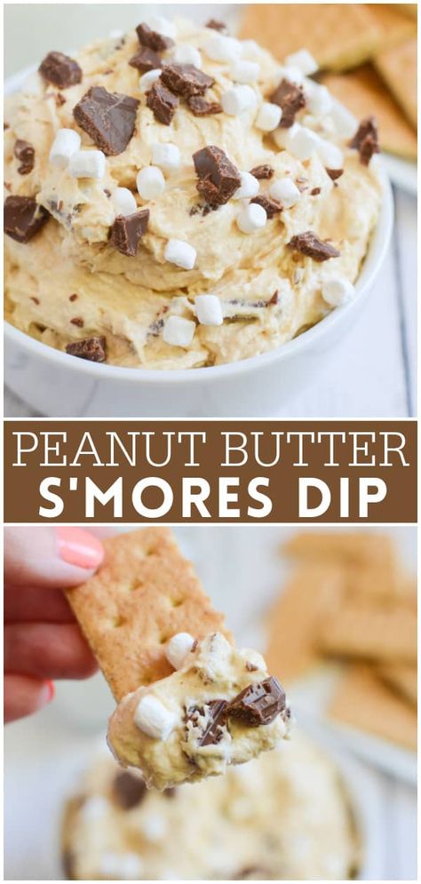 Peanut Butter Smores Dip, Pretzel Dips, Fall Dips, Smores Dip Recipe, Sweet Dip, Smores Dip, Winter Deserts, Dessert Dip, Pretzel Dip