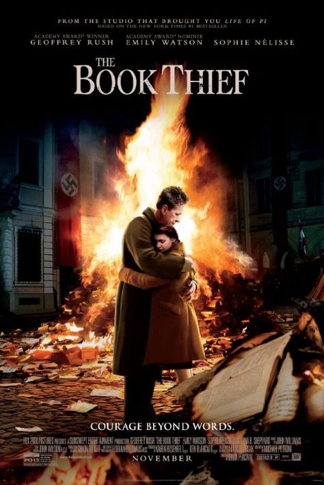 The Book Thief (2013) The Book Thief Movie, Sophie Nélisse, Theater Posters, Sophie Nelisse, Little Dorrit, Emily Watson, Markus Zusak, Film Horror, Movies Worth Watching