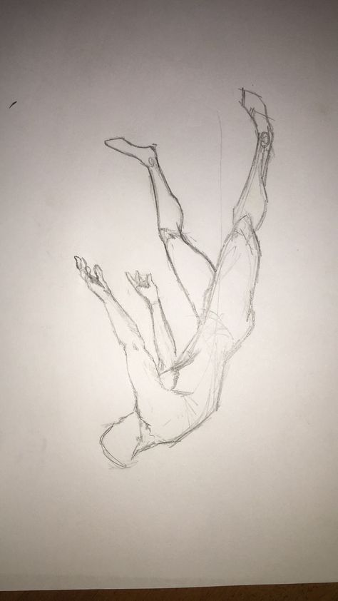 Drawing Someone Falling, Pose Reference Falling Down, Somebody Falling Drawing, Drawing Of Someone Falling, Two People Falling Drawing Reference, Falling Figure Reference, Person Falling Silhouette, Someone Falling Drawing Reference, Falling Off A Building Reference