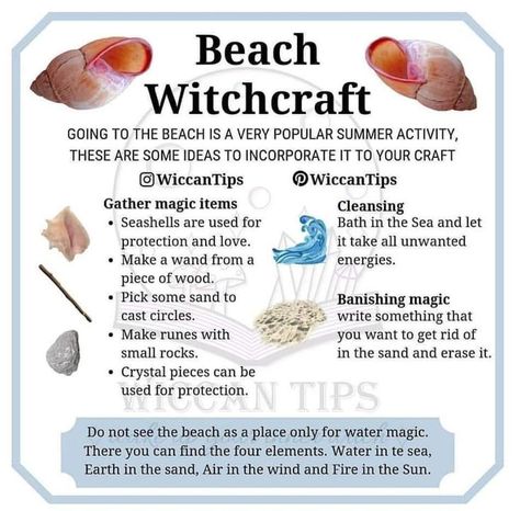 Beach Witchcraft Beach Witch, World Oceans Day, Beach Craft, Water Witch, Witch Spirituality, Eclectic Witch, Magick Spells, Wiccan Witch, Going To The Beach