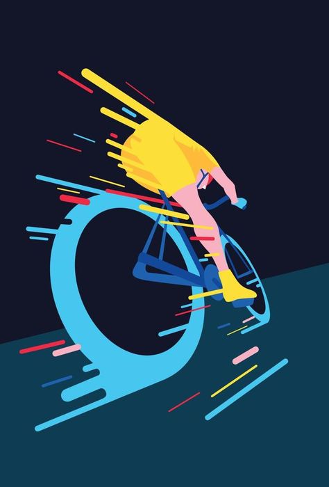 Cycling race stylized background, cyclist vector silhouette Bike Race Poster, Stylized Background, Race Poster, Academic Drawing, Cycling Posters, Bike Race, Cycling Race, Sport Poster Design, Vector Silhouette